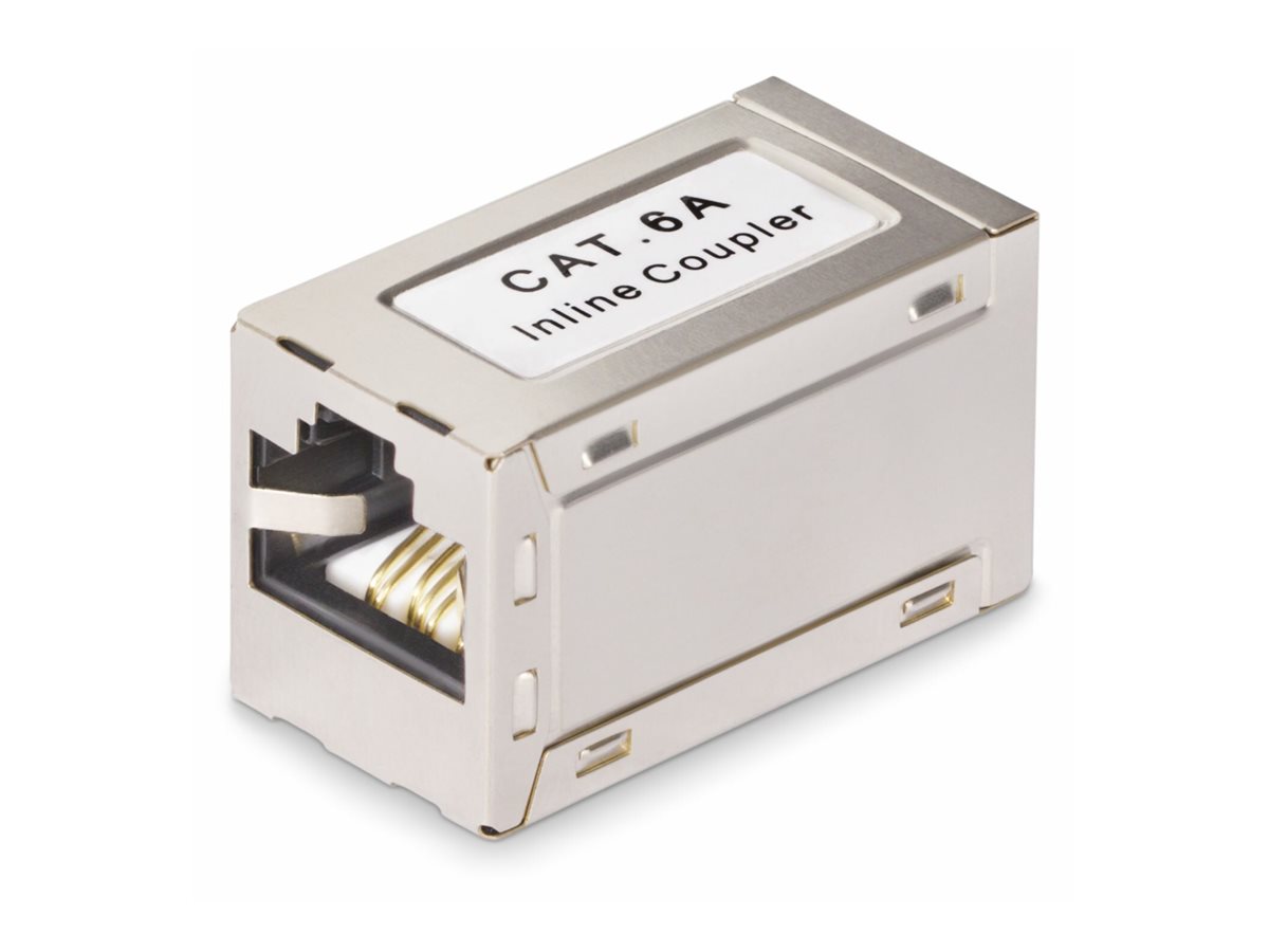 StarTech.com Shielded RJ45 Coupler, Inline Cat6a Coupler, F/F - Netzwerkkoppler - RJ-45 (W) zu RJ-45 (W) - abgeschirmt - CAT 6a 