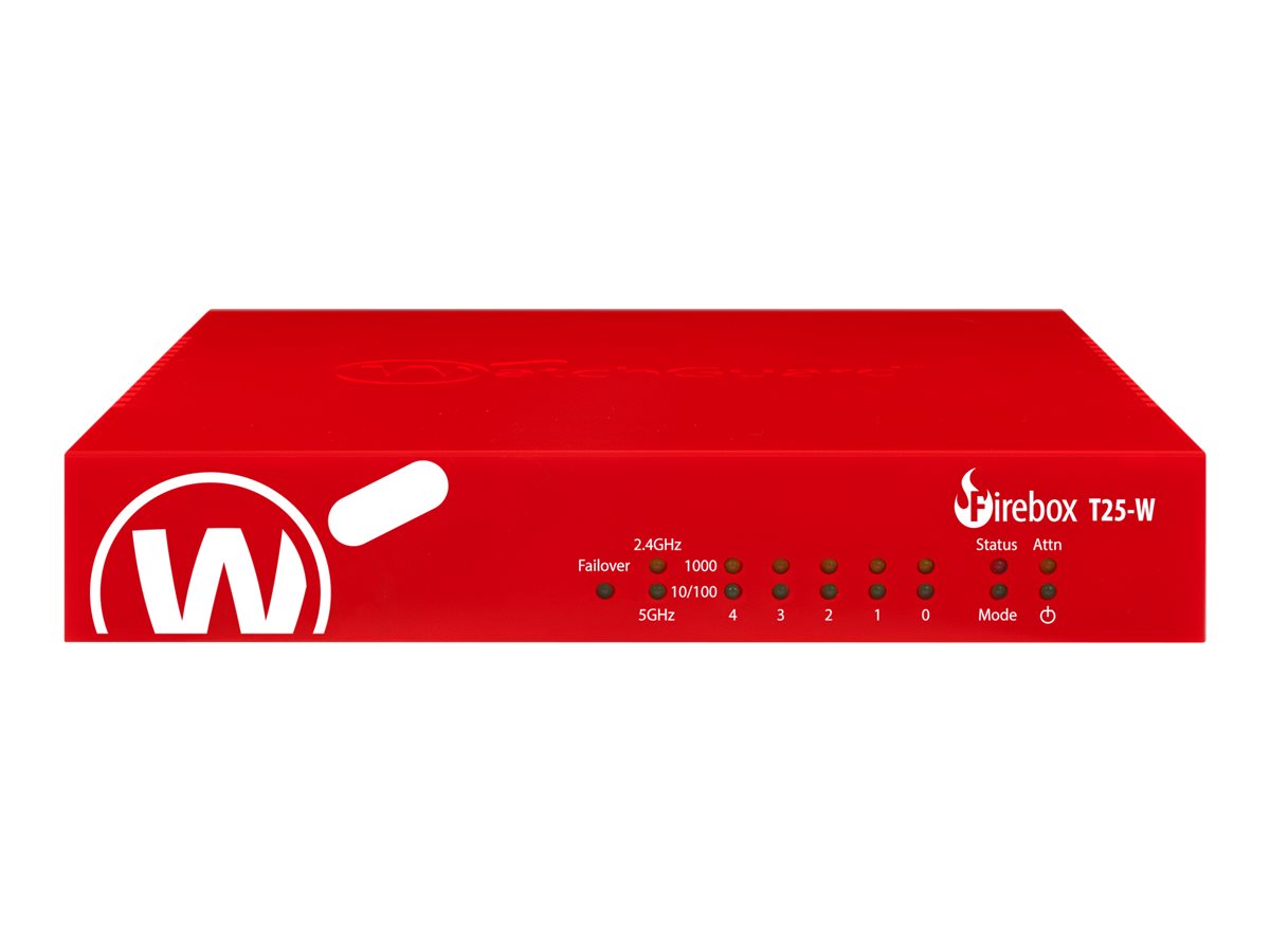 WatchGuard Firebox T45-W-PoE - Sicherheitsgert - mit 1 Jahr Basic Security Suite - 5 Anschlsse - 1GbE - Wi-Fi 6