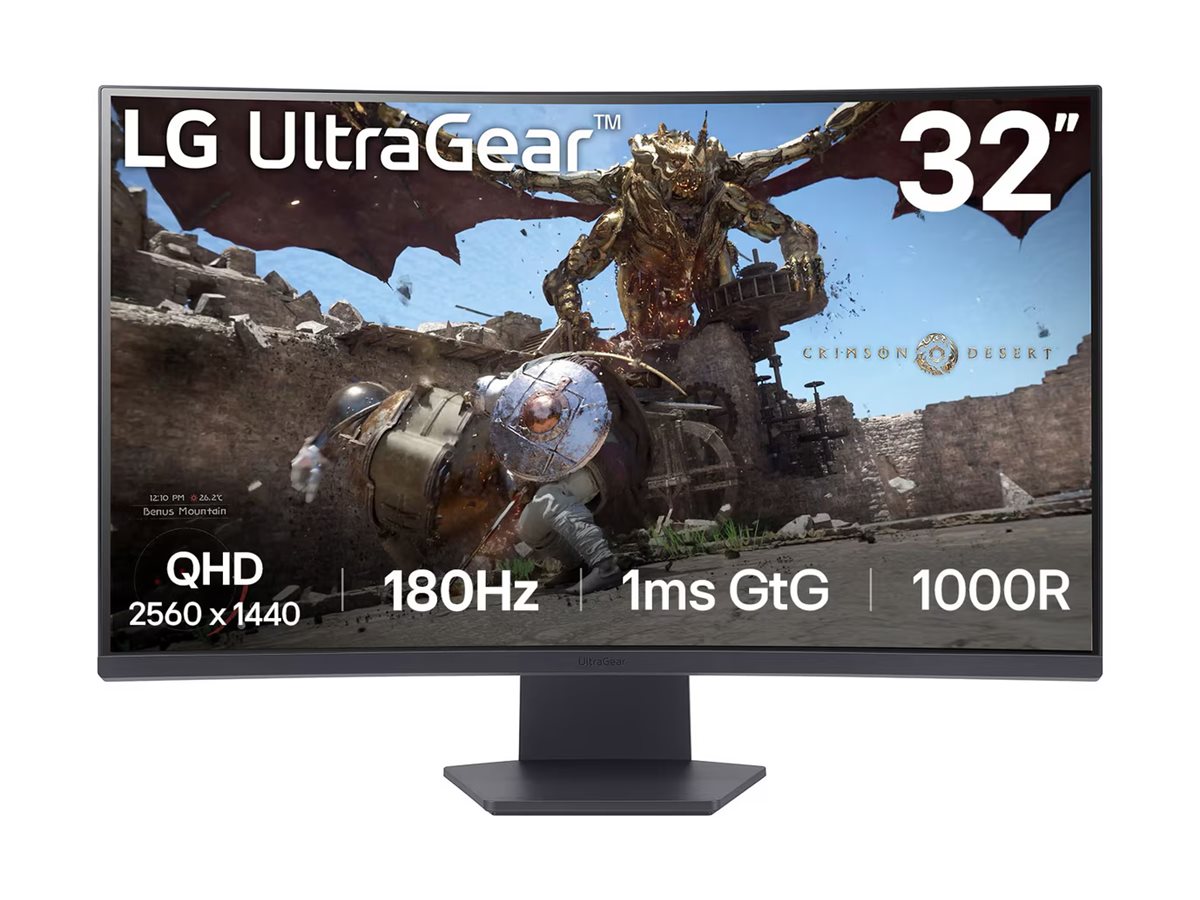 LG UltraGear 32GS60QX-B - LED-Monitor mit CH Garantie - Gaming - gebogen - 81.3 cm (32