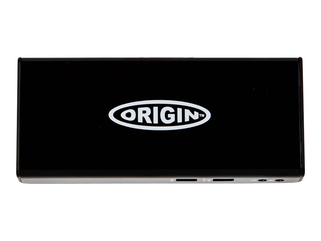 Origin Storage USB 3.0 Single/Dual Docking Station - Dockingstation - USB 3.0 - DVI, HDMI - 1GbE