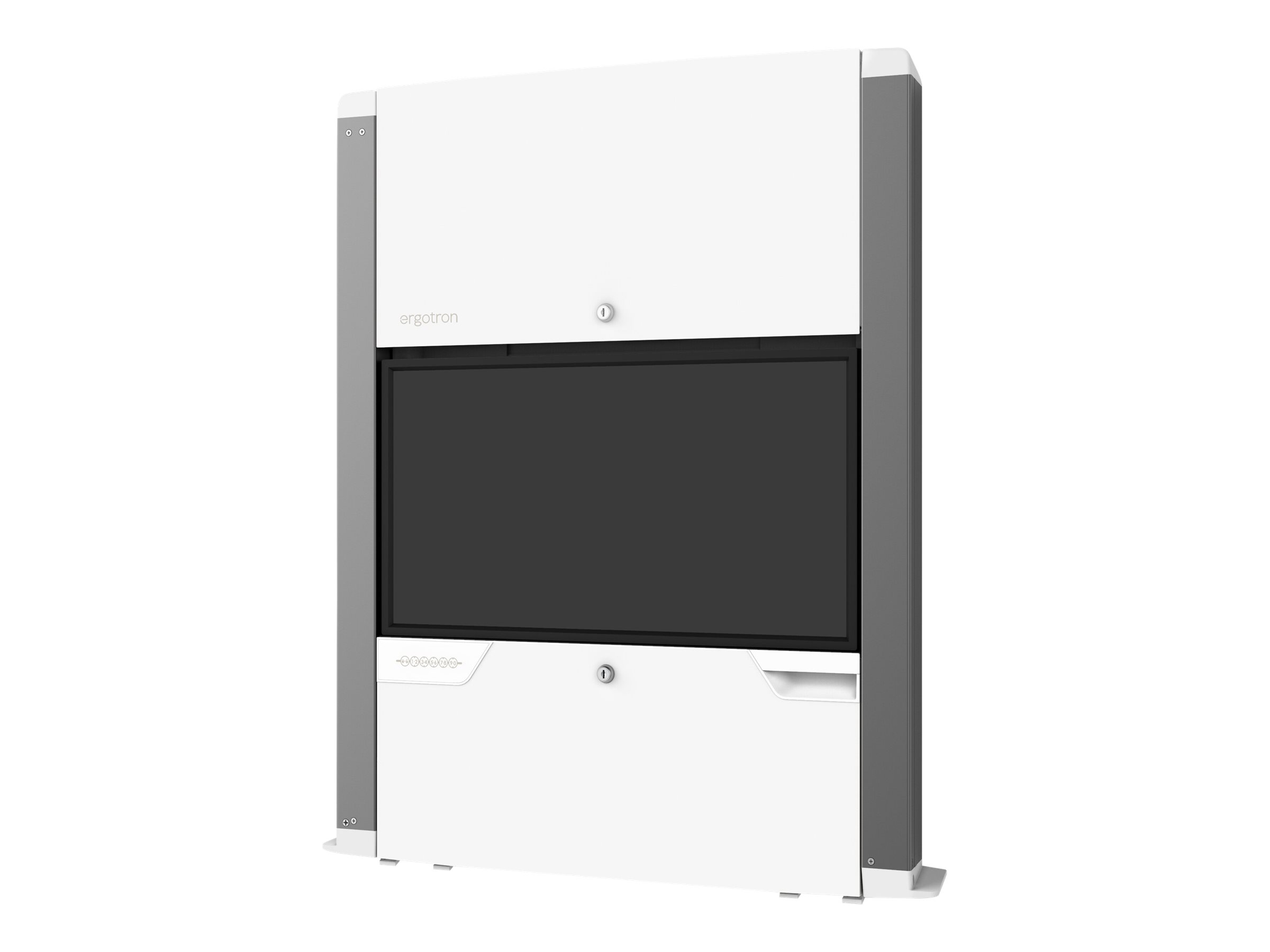Ergotron CareFit - Arbeitsbereich fr Wandmontage - Schneeweiss