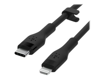 Belkin BoostCharge - Lightning-Kabel - 24 pin USB-C mnnlich zu Lightning mnnlich - 2 m - Schwarz