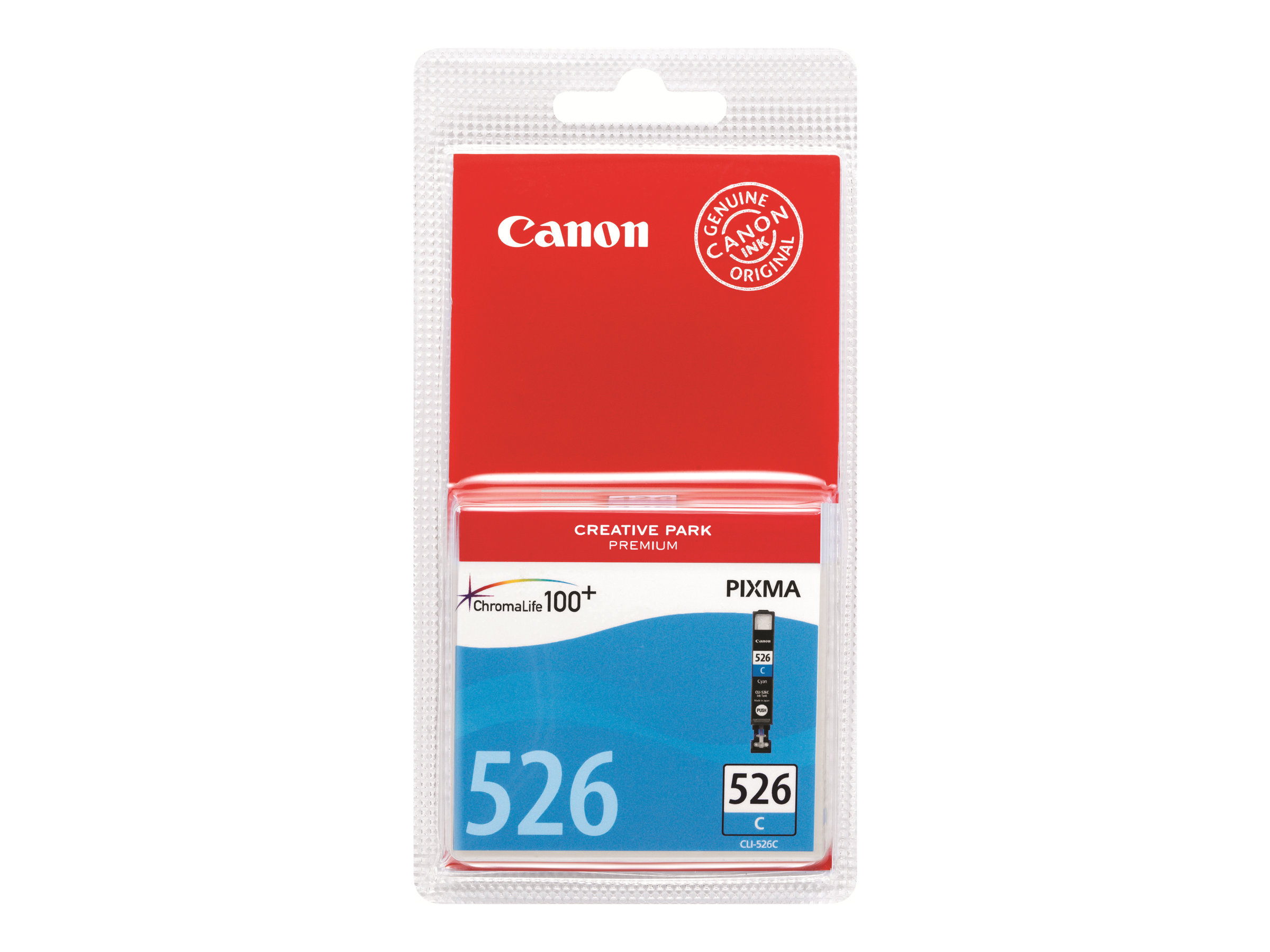 Canon CLI-526C - 9 ml - Cyan - Original - Blister mit Diebstahlsicherung - Tintenbehlter