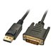 Lindy - DisplayPort-Kabel - DisplayPort (M) zu DVI-D (M) - 1 m - Schwarz