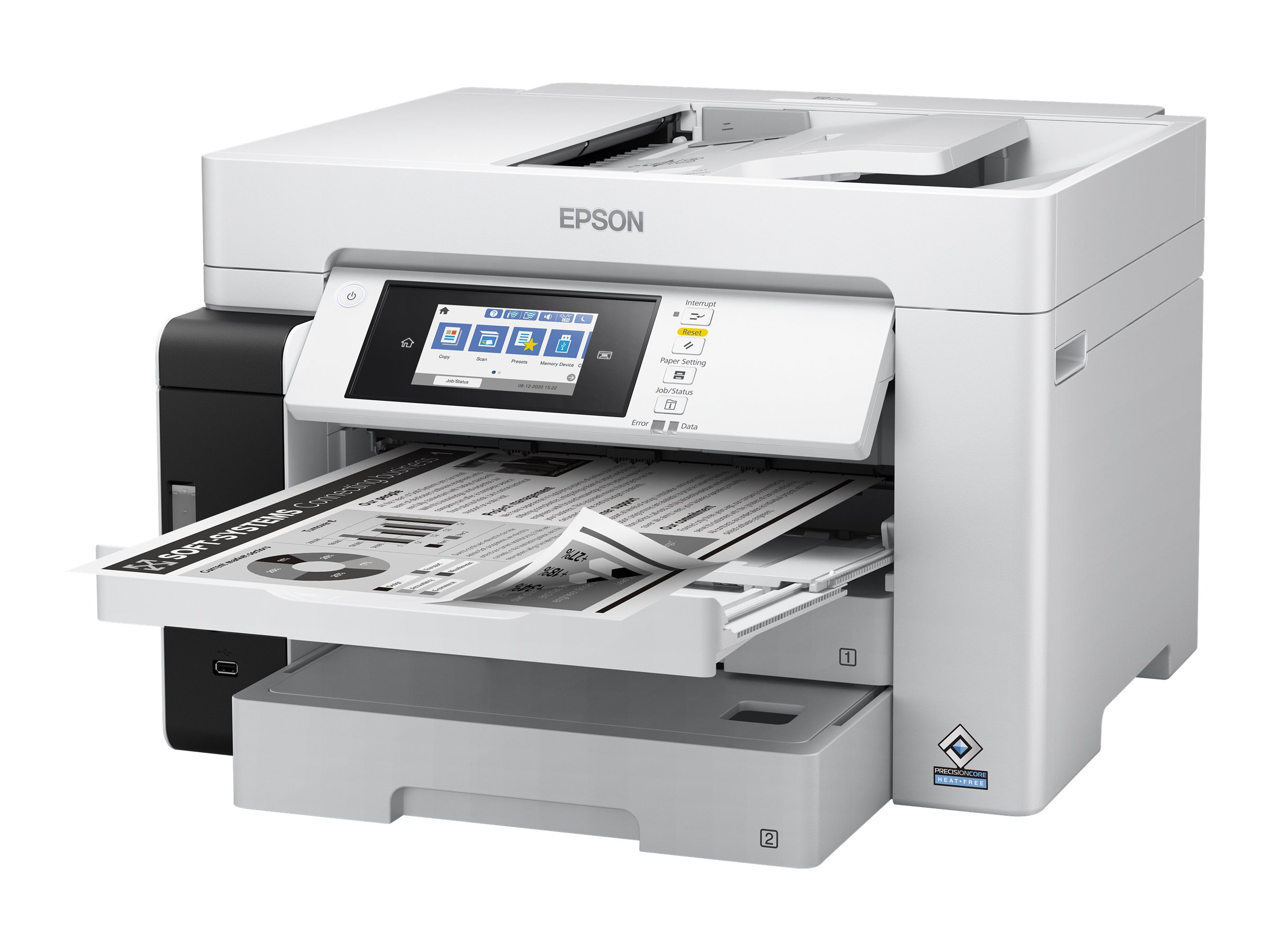 Epson EcoTank Pro ET-M16680 - Multifunktionsdrucker - s/w - Tintenstrahl - A3 (Medien) - bis zu 25 Seiten/Min. (Drucken)