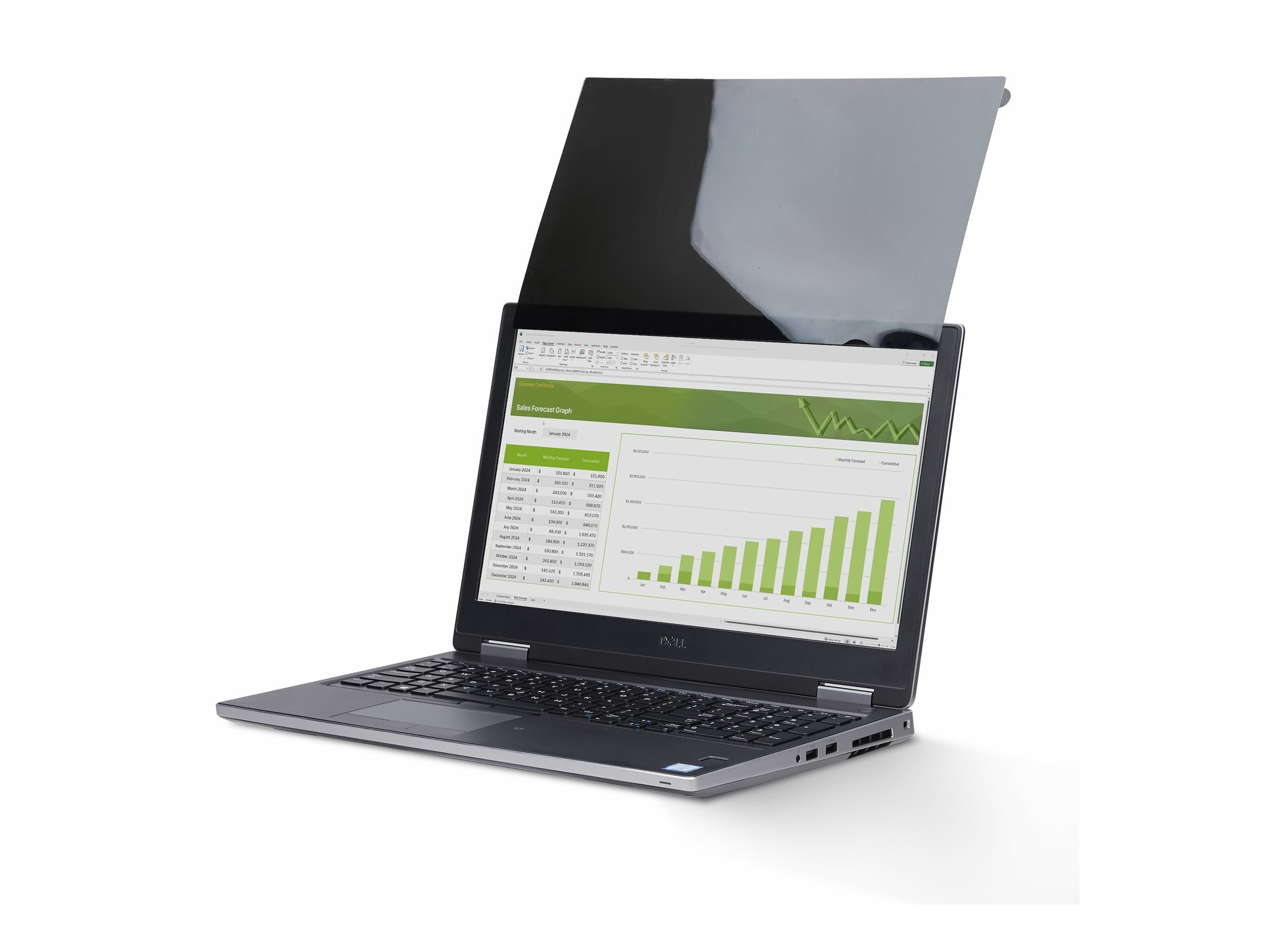StarTech.com 12.5-inch 16:9 Touch Privacy Screen, Anti-Glare Blue Light Filter, Laptop Monitor Screen Protector, +/- 30 Deg. Vie