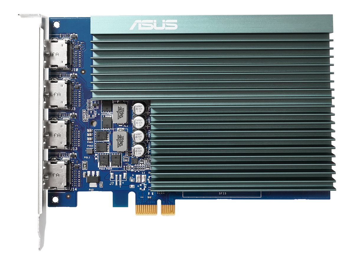 ASUS GT730-4H-SL-2GD5 - Grafikkarten - GF GT 730 - 2 GB GDDR5 - PCIe 2.0 - 4 x HDMI