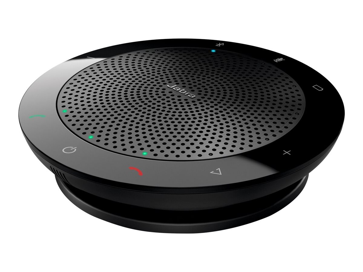 Jabra SPEAK 510+ MS - VoIP-Freisprechtelefon fr Tisch - Bluetooth - kabellos - USB - Zertifiziert fr Skype fr Unternehmen