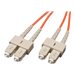 Eaton Tripp Lite Series Duplex Multimode 62.5/125 Fiber Patch Cable (SC/SC), 4M (13 ft.) - Patch-Kabel - SC multi-mode (M) zu SC