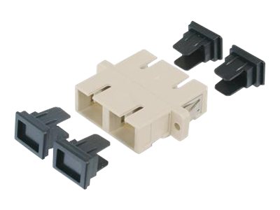 DIGITUS - Netzwerkkoppler - SC multi-mode (W) zu SC multi-mode (W) - Glasfaser - Grau