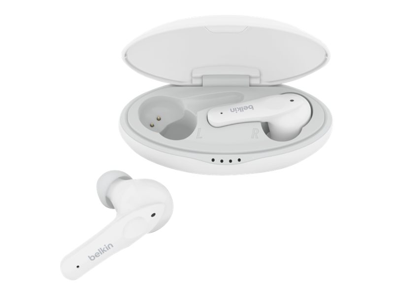 Belkin SoundForm Nano for Kids - True Wireless-Kopfhrer mit Mikrofon - im Ohr - Bluetooth - weiss