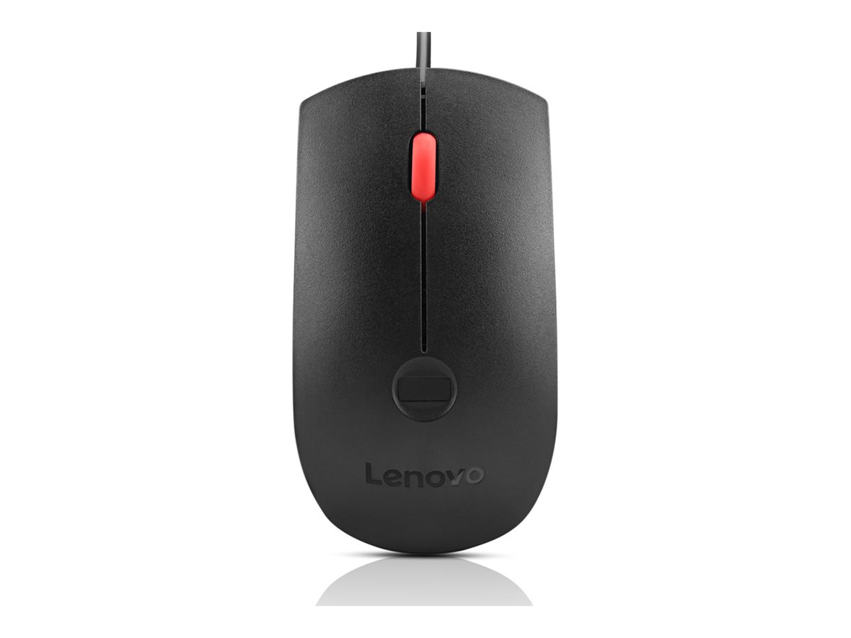Lenovo - Maus - ergonomisch - optisch - 3 Tasten - kabelgebunden