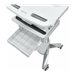 Ergotron Laptop Cart, 2 Drawers - Wagen - offene Architektur - fr Notebook / PC-Ausrstung - Aluminium, verzinker Stahl, hochwe