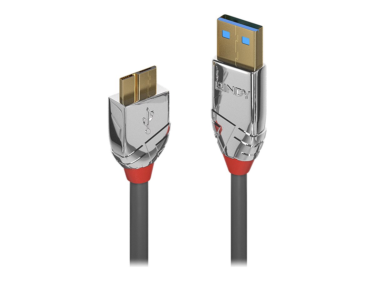 Lindy CROMO - USB-Kabel - USB Typ A (M) zu Micro-USB Typ B (M) - USB 3.0 - 3 m - rund
