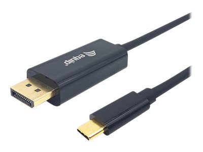 Equip - Adapterkabel - 24 pin USB-C (M) zu DisplayPort (M) - Displayport 1.2/Thunderbolt 3 - 2 m - untersttzt 4K 60 Hz (3840 x 