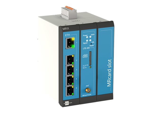 INSYS icom MRX3 LTE450 1.0 - Router - WWAN - 4G - an DIN-Schiene montierbar