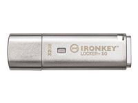 Kingston IronKey Locker+ 50 - USB-Flash-Laufwerk - verschlsselt - 32 GB - USB 3.2 Gen 1