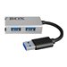 ICY BOX IB-AC6104 - Hub - 4 x SuperSpeed USB 3.0 - Desktop