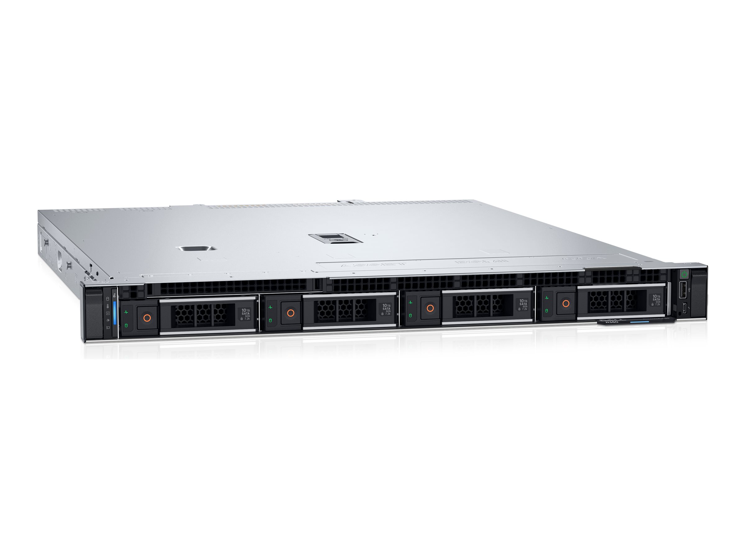 Dell PowerEdge R360 - Server - Rack-Montage - 1U - 1-Weg - 1 x Xeon E-2414 / 2.6 GHz