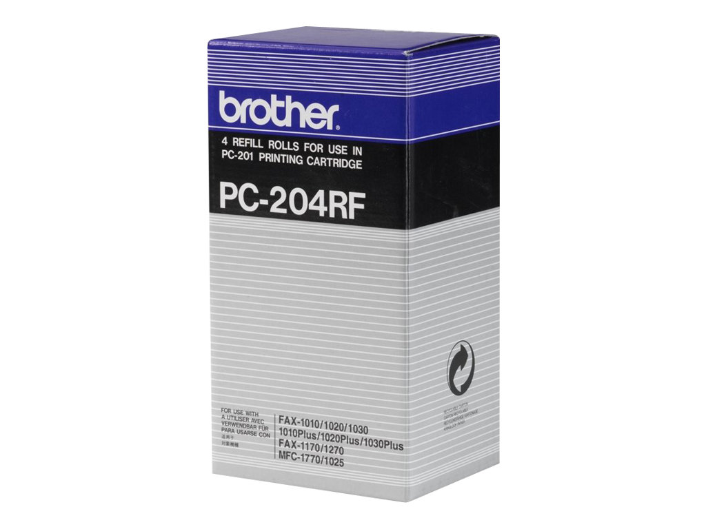 Brother - 4er-Pack - Schwarz - Thermotransfer-Farbband - fr Brother MFC-1770, 1780, 1870, 1970; FAX-10XX; IntelliFAX 1170, 1270