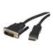 StarTech.com 3m DisplayPort auf DVI Adapter Konverter Kabel / DP zu DVI (Stecker/Stecker) max. Auflsung 1920x1200/ 1080p - Disp