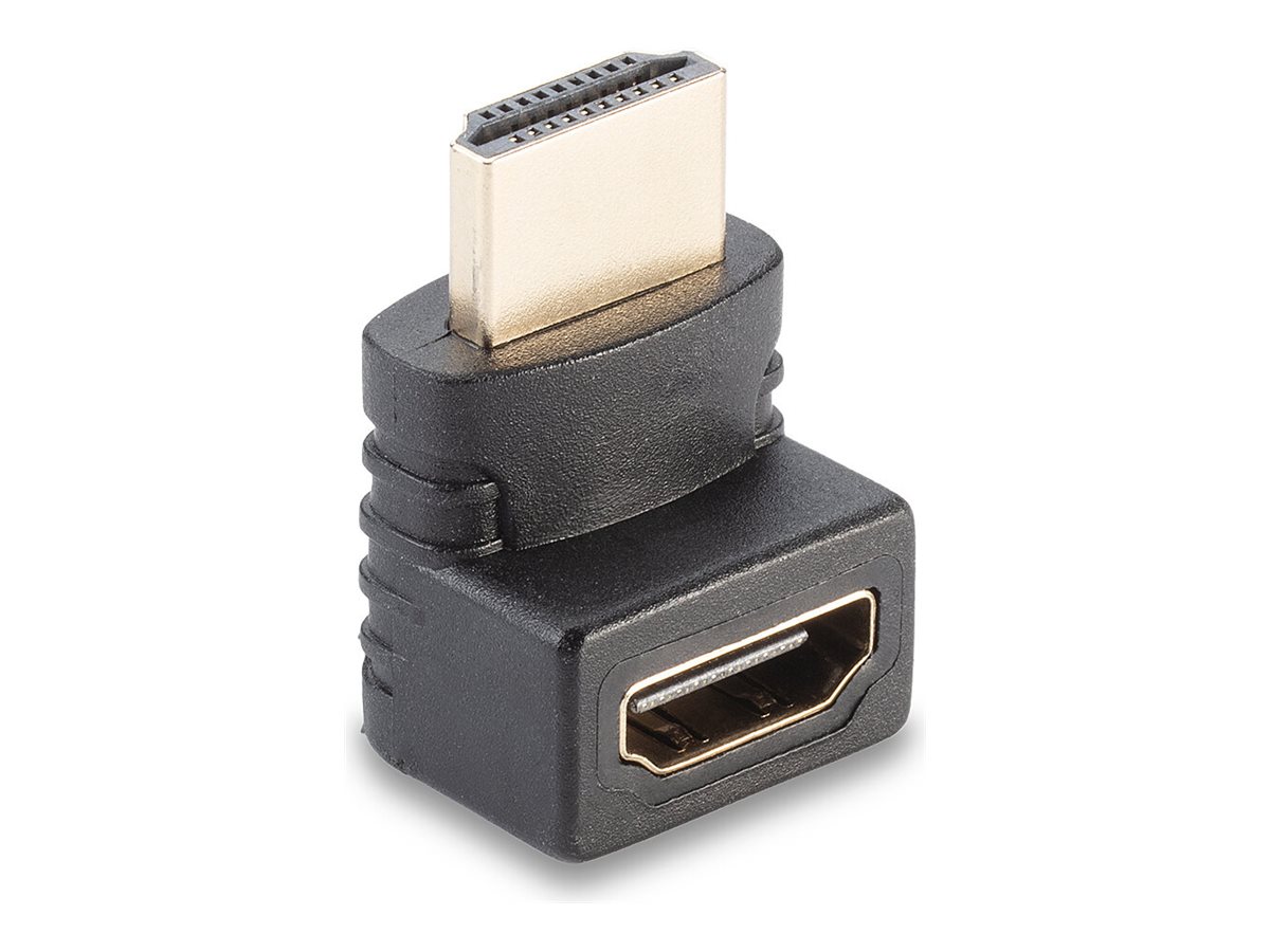 Lindy - HDMI-Adapter - HDMI mnnlich zu HDMI weiblich - abgeschirmt - 90 Stecker