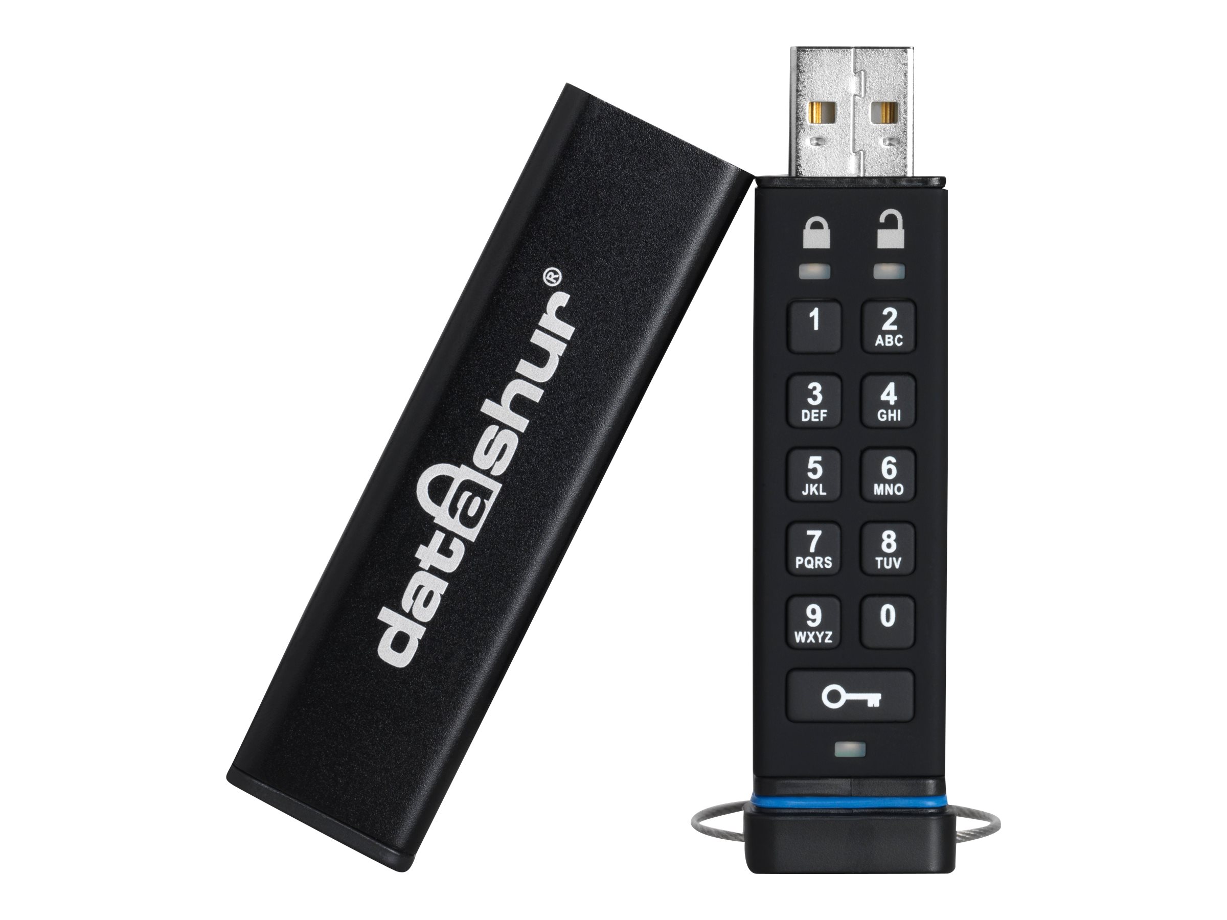 iStorage datAshur - USB-Flash-Laufwerk - verschlsselt - 4 GB - USB 2.0