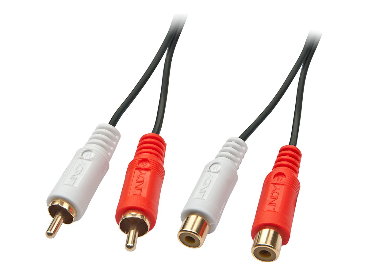Lindy Premium - Audioverlngerungskabel - RCA mnnlich zu RCA weiblich - 2 m