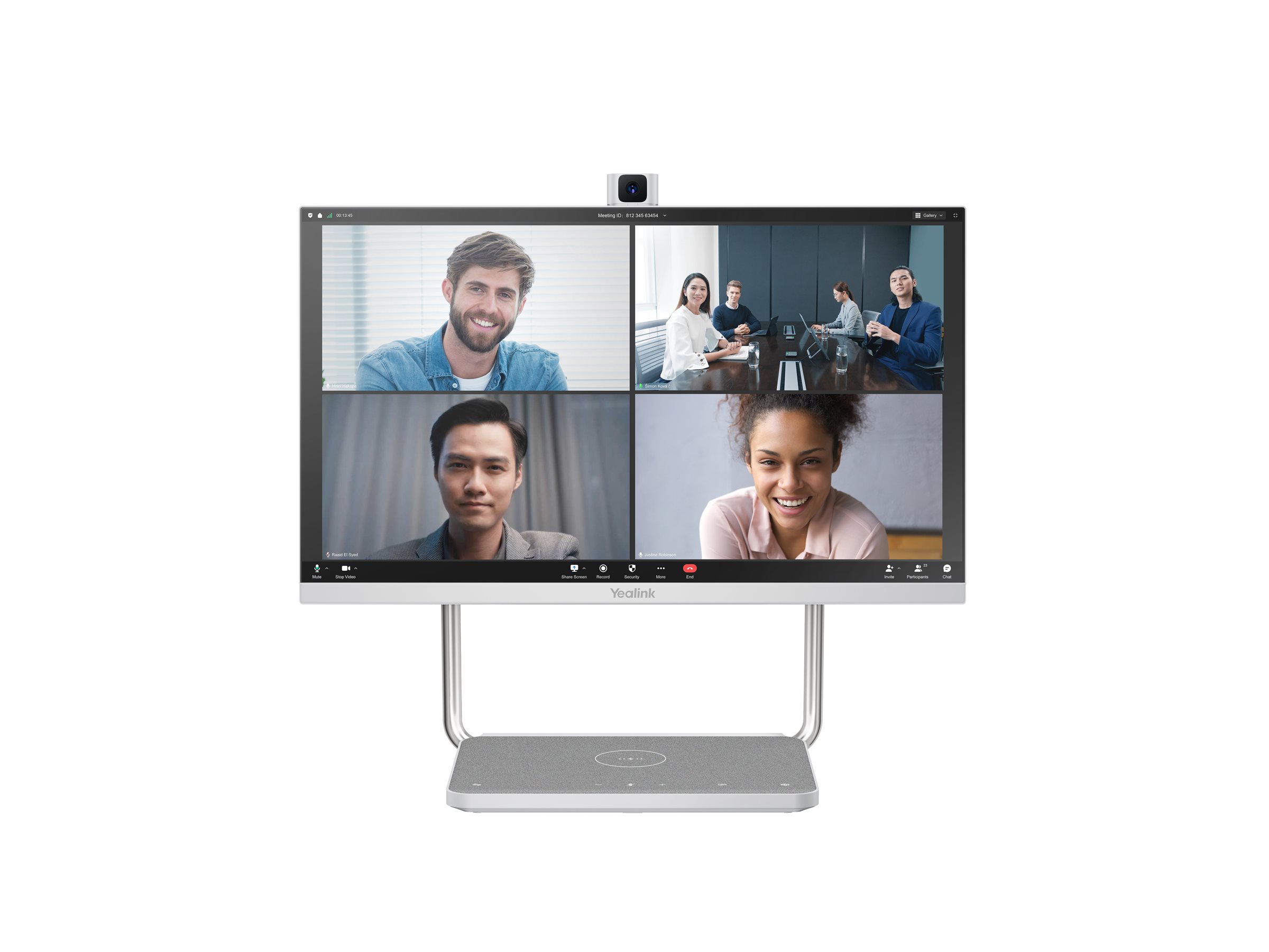 Yealink DeskVision A24 - All-in-One Desktop-Kooperationslsung - Zertifiziert fr Microsoft Teams