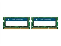 CORSAIR Mac Memory - DDR3 - Kit - 8 GB: 2 x 4 GB - SO DIMM 204-PIN - 1333 MHz / PC3-10666
