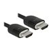Delock Premium - Premium Highspeed - HDMI-Kabel mit Ethernet - HDMI mnnlich zu HDMI mnnlich - 5 m - dreifach abgeschirmtes Twi