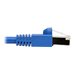 Eaton Tripp Lite Series Cat6a 10G Snagless Shielded STP Ethernet Cable (RJ45 M/M), PoE, Blue, 20 ft. (6.09 m) - Patch-Kabel - RJ