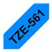 Brother TZe-561 - Schwarz auf Blau - Rolle (3,6 cm x 8 m) 1 Kassette(n) laminiertes Band - fr P-Touch PT-3600, 550, 9500, 9600,