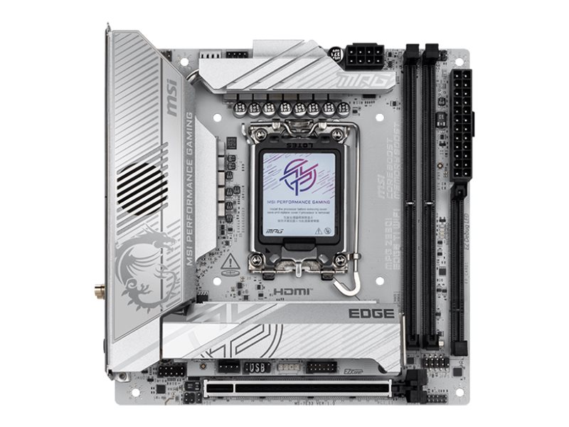 MSI MPG Z890I EDGE TI WIFI - Motherboard - Mini-ITX - LGA1851-Sockel - Z890 Chipsatz - USB4, USB 3.2 Gen 1, USB 3.2 Gen 2, USB-C