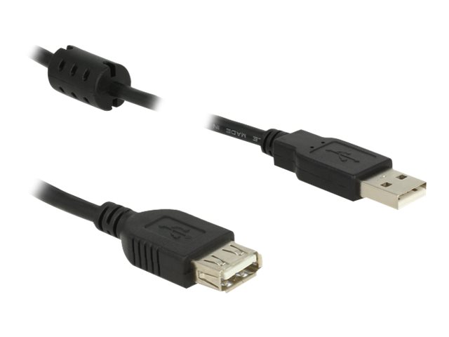Delock - USB-Verlngerungskabel - USB (W) zu USB (M) - USB 2.0 - 50 cm - geformt