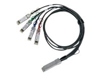 NVIDIA LinkX 100GbE to 4x25GbE Direct Attach Copper Splitter Cable - 100GBase Splitter fr direkten Anschluss - QSFP28 zu SFP28 