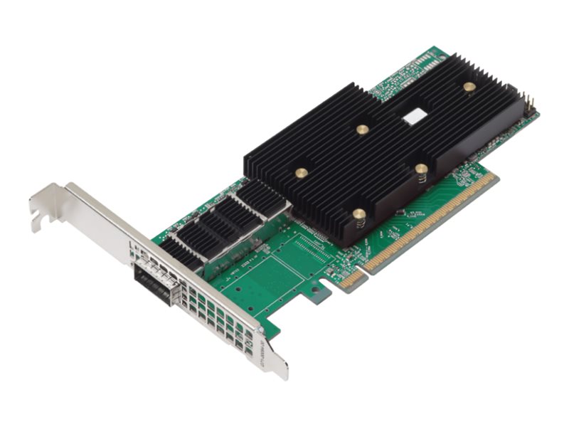Broadcom P1400GD - Netzwerkadapter - PCIe 5.0 x16 Low-Profile - 400 Gigabit QSFP112 x 1