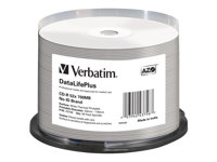 Verbatim DataLifePlus Professional - 50 x CD-R - 700 MB 52x - breite Thermodruckflche - Spindel