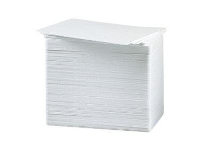 Zebra Premier - Polyvinylchlorid (PVC) - 15 mil - weiss - CR-80 Card (85.6 x 54 mm) 500 Karte(n) Karten