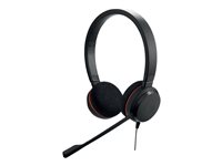 Jabra Evolve 20 MS stereo - Headset - On-Ear - kabelgebunden - USB - Zertifiziert fr Skype fr Unternehmen