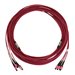 Eaton Tripp Lite Series 40/100/400G Multimode 50/125 OM4 Fiber Optic Cable (3x8F MTP/MPO-PC F/F), LSZH, Magenta, 15 m (49.2 ft.)