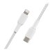 Belkin BOOST CHARGE - Lightning-Kabel - 24 pin USB-C mnnlich zu Lightning mnnlich - 2 m - weiss - USB-Stromversorgung (18 W)