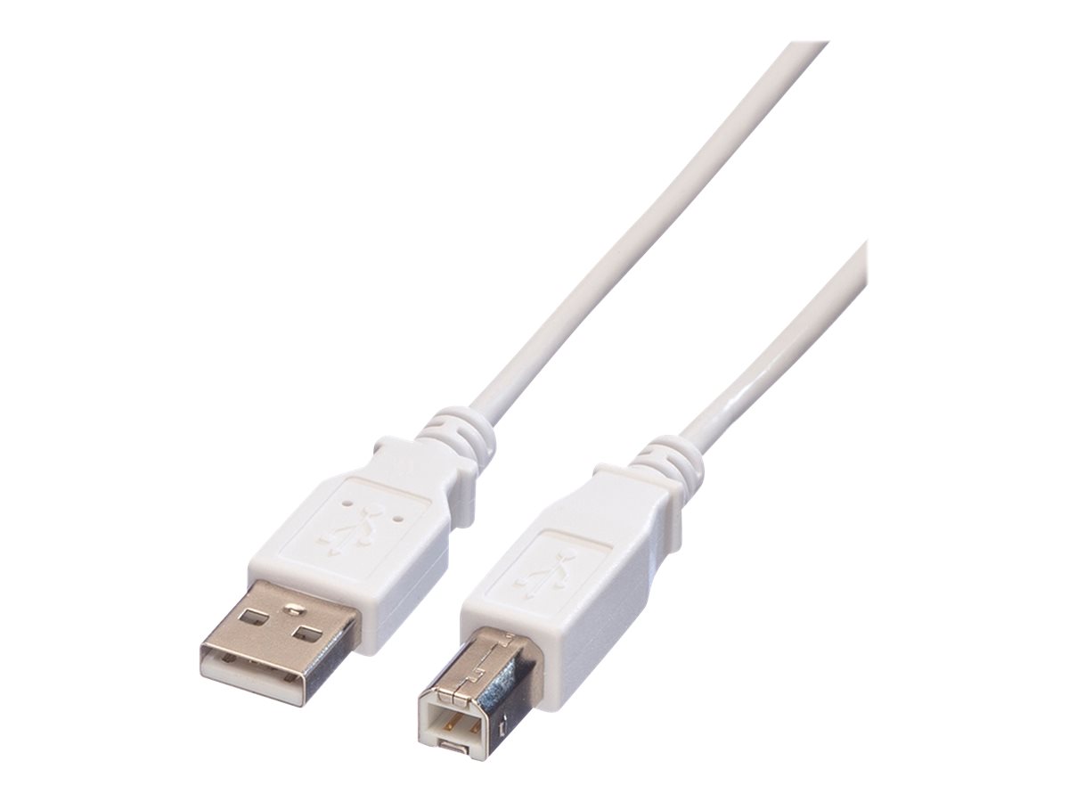 VALUE - USB-Kabel - USB (M) zu USB Typ B (M) - USB 2.0 - 4.5 m - weiss