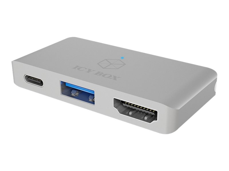 ICY BOX IB-DK4030-2C - Dockingstation - USB-C / Thunderbolt 3 - HDMI