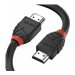 Lindy Anthra Line - HDMI-Kabel - HDMI mnnlich zu HDMI mnnlich - 0.5 m - Dreifachisolierung - Schwarz