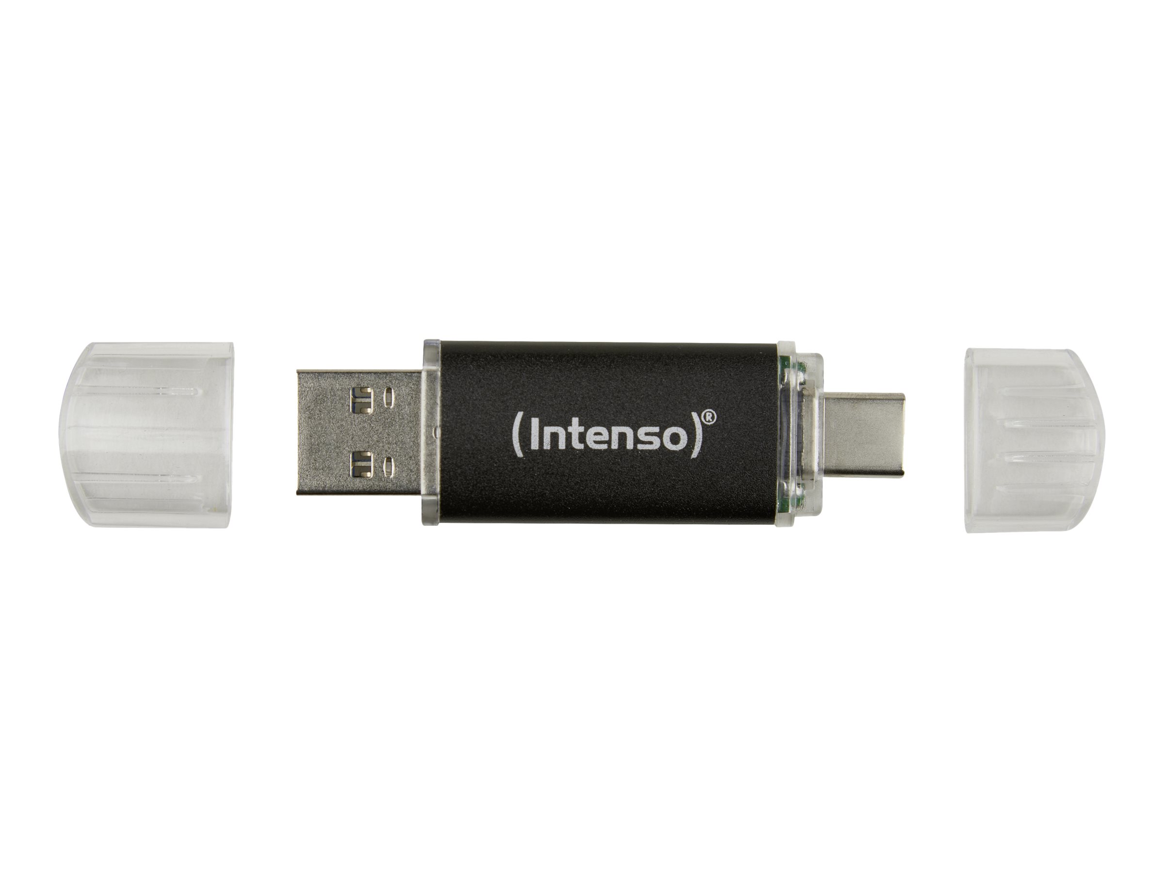 Intenso Twist Line - USB-Flash-Laufwerk - 128 GB - USB 3.2 Gen 1 / USB-C - Anthrazit