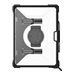 UAG Rugged Case for Microsoft Surface Pro 8 w/ Handstrap - Plasma Ice - Hintere Abdeckung fr Tablet - widerstandsfhig - Ice - 