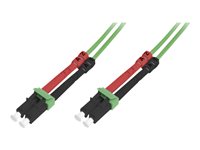 DIGITUS Professional - Patch-Kabel - LC Multi-Mode (S) zu LC Multi-Mode (S) - 5 m - Glasfaser - Duplex