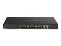 D-Link DXS 1210-28S - Switch - Smart - 24 x 10GBase-X + 4 x 10Gb Ethernet - an Rack montierbar