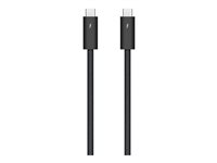 Apple Thunderbolt 4 Pro - USB-Kabel - 24 pin USB-C (M) zu 24 pin USB-C (M) - USB 3.1 Gen 2 / Thunderbolt 3 / Thunderbolt 4 - 3 m